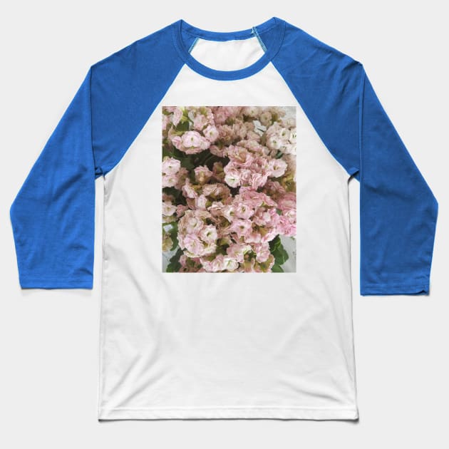 Pink Kalanchoe Plant Baseball T-Shirt by BlakCircleGirl